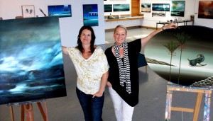 Artists Jane Blackmore and Juliet Best