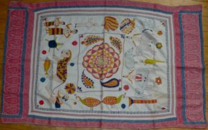 Faridpur kantha early 20th Century. Image courtesy of John Gillow.